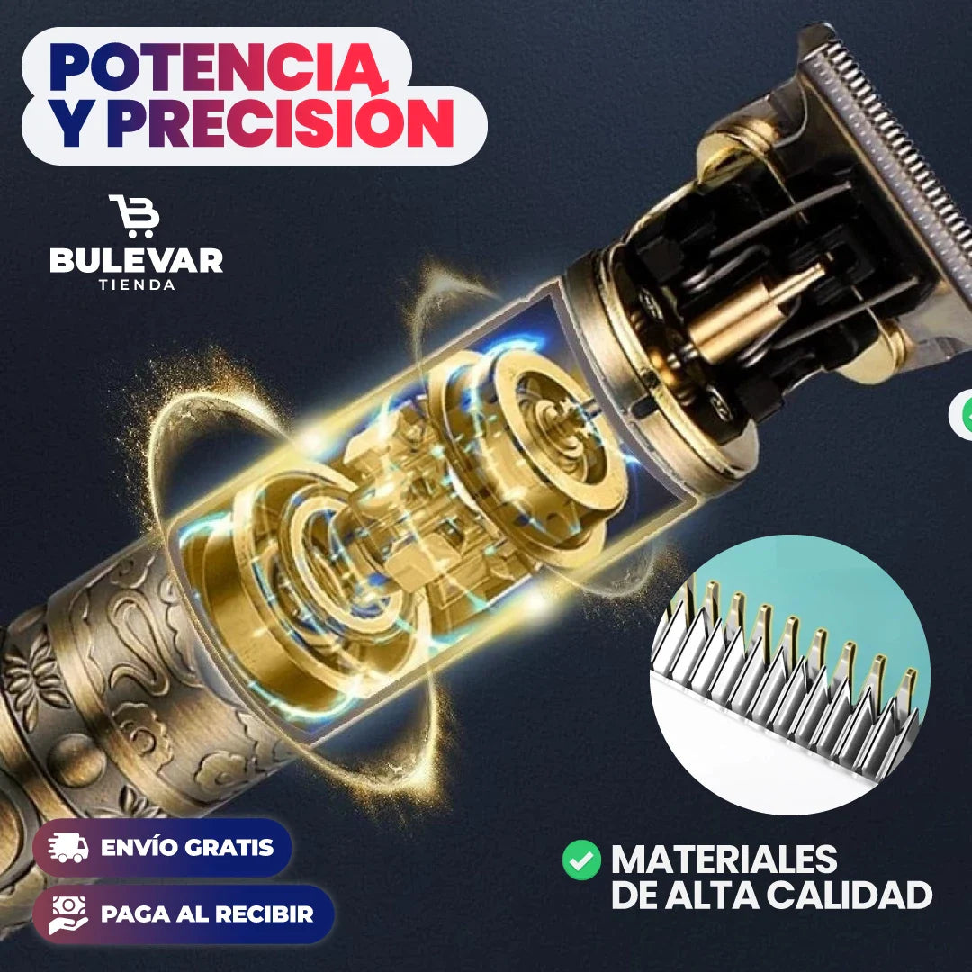 MÁQUINA BARBERA BUDA TRIMMER® PROFESIONAL RECARGABLE