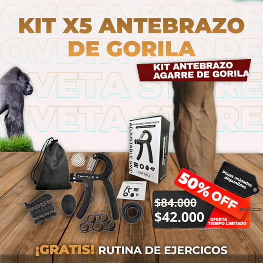 Kit X5 Grip™ - Brazos de gorila