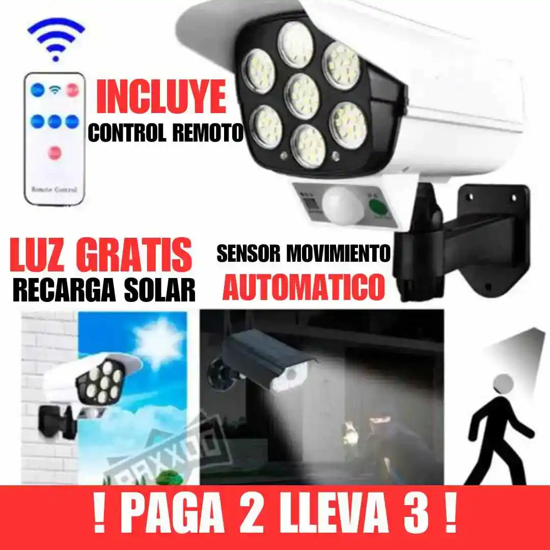 GUARDIAN LED - FOCO SOLAR CON SENSOR DE MOVIMIENTO