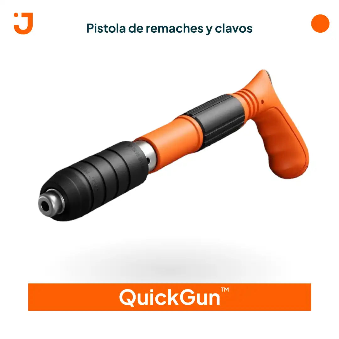 QuickGun™ - Pistola de Remaches + Accesorios